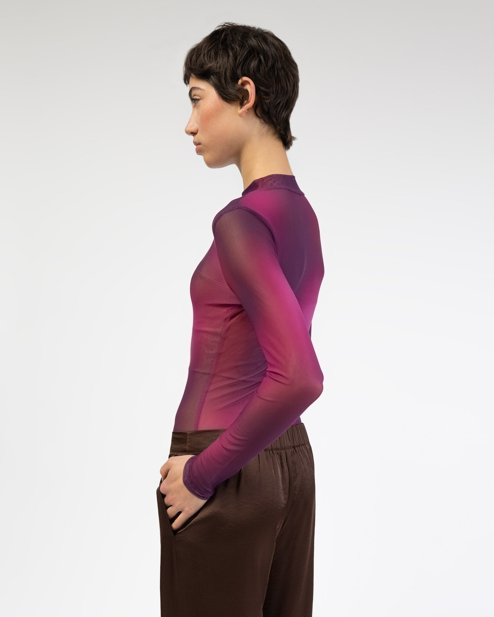 Body mit lila Farbverlauf