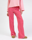 Gestreifte Hose aus Sweatstoff