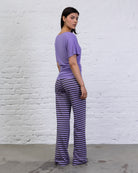 Bequeme Hose mit Streifen