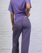 Bequeme Hose mit Streifen