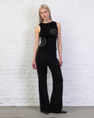 Lockere Hose mit elastischem Bund