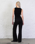 Lockere Hose mit elastischem Bund