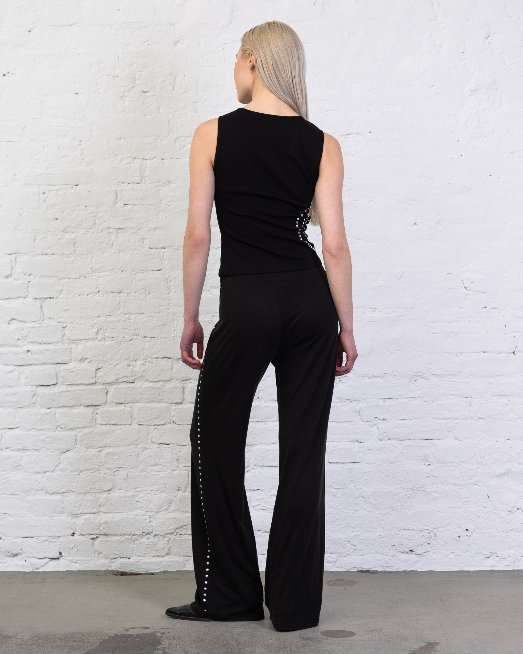 Lockere Hose mit elastischem Bund