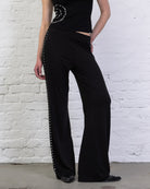 Lockere Hose mit elastischem Bund