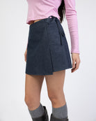 Raw Denim Rock in Wickeloptik