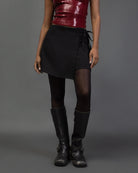 Minirock in Wickeloptik