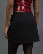 Minirock in Wickeloptik