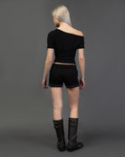 Microshorts mit Ösen