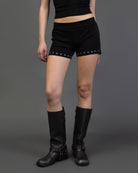 Microshorts mit Ösen