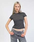 Gestreiftes Shirt mit Rundhalsauschnitt