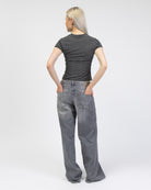 Gestreiftes Shirt mit Rundhalsauschnitt