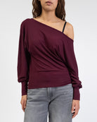 Offshoulder Langarmshirt