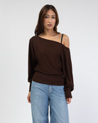 Offshoulder Langarmshirt