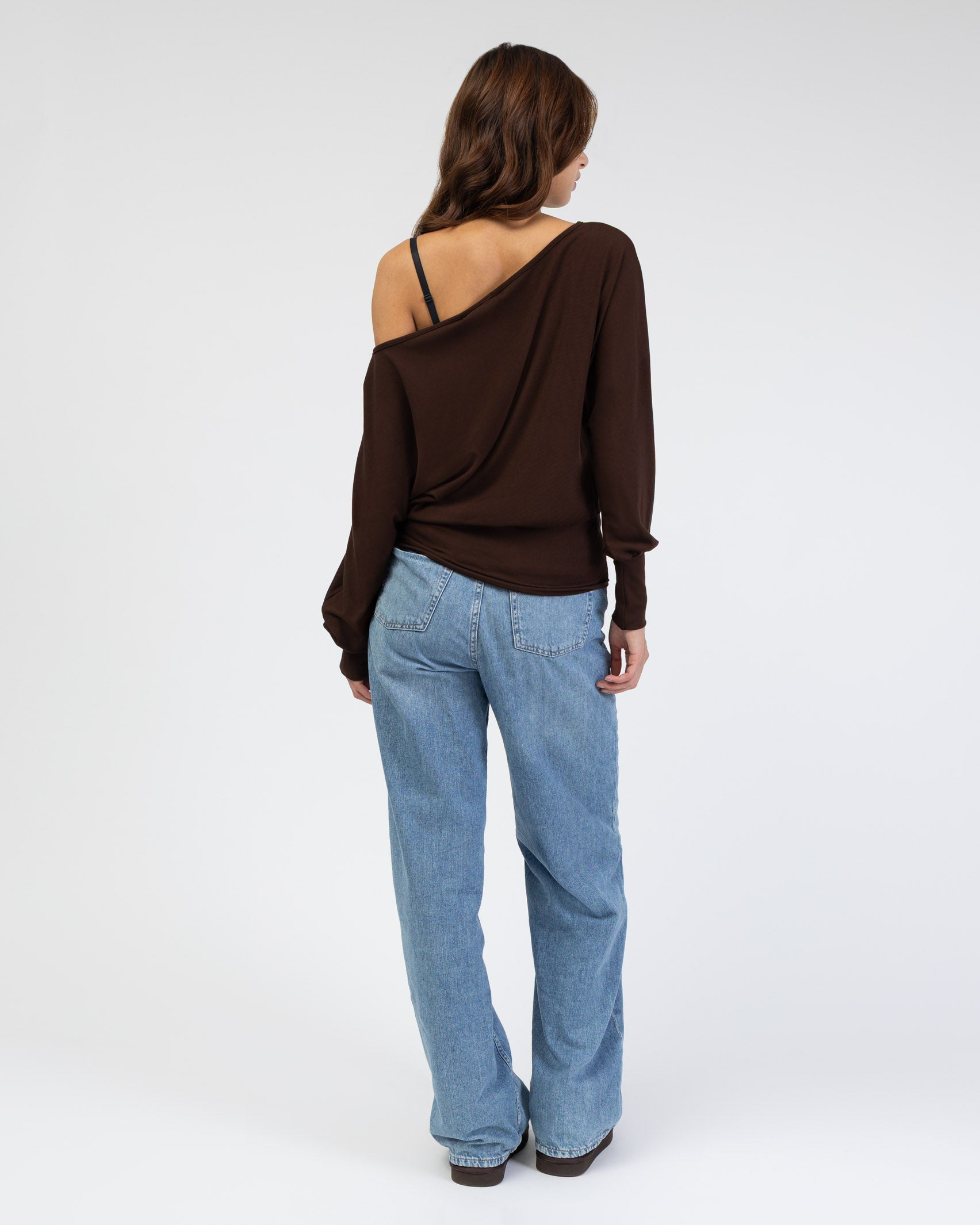 Offshoulder Langarmshirt