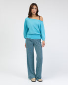 Offshoulder Langarmshirt