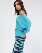 Offshoulder Langarmshirt