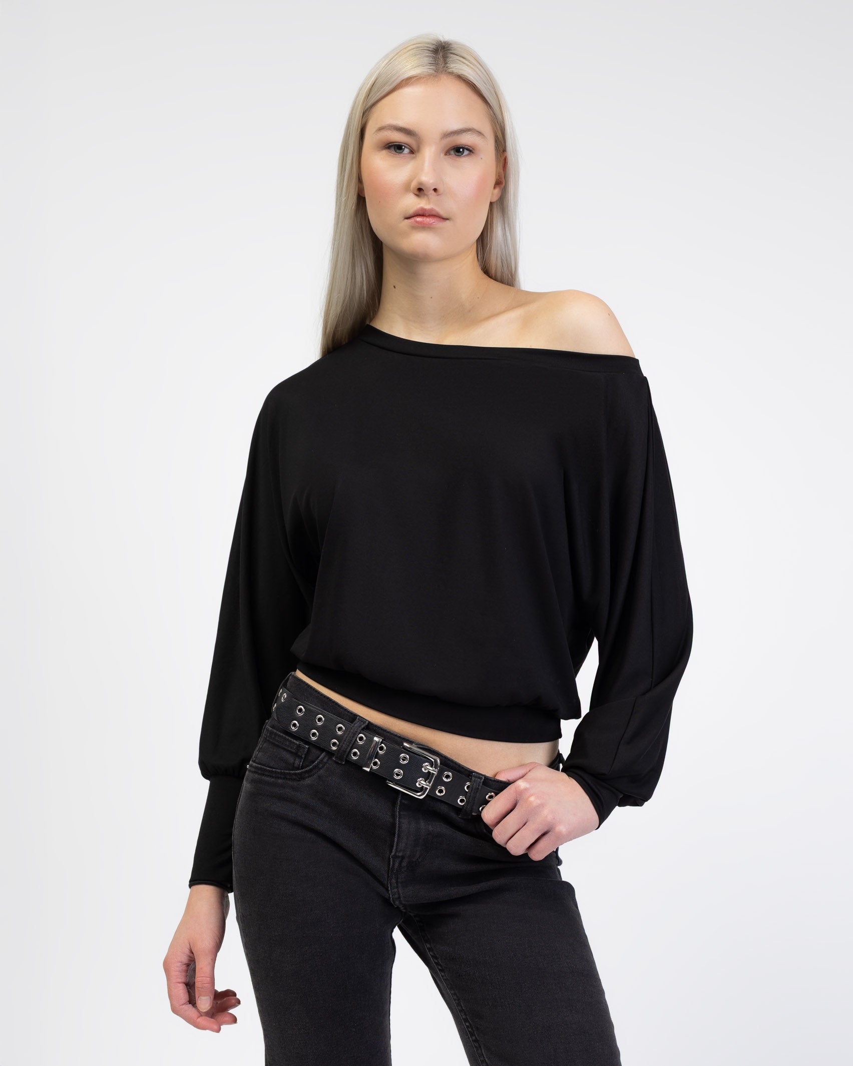 Offshoulder Langarmshirt