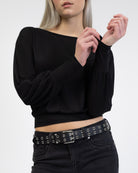 Offshoulder Langarmshirt