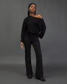 Offshoulder Langarmshirt