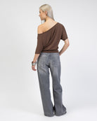 Shirt mit weitem Ausschnitt