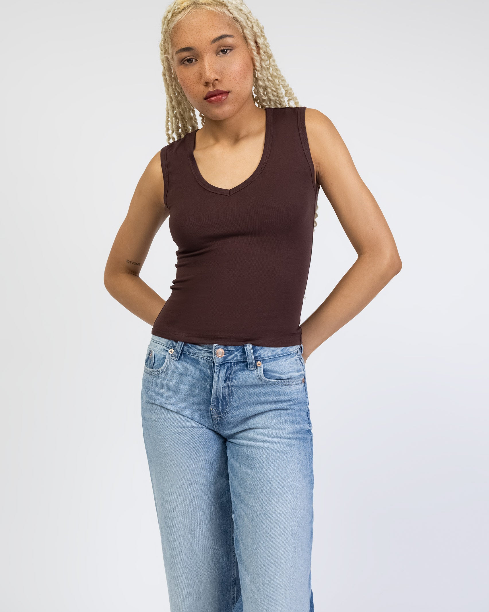 Weiches V-Neck Top