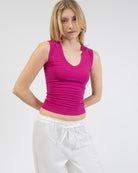 Weiches V-Neck Top