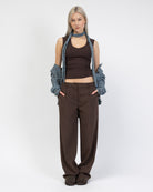 Top mit V-Ausschnitt