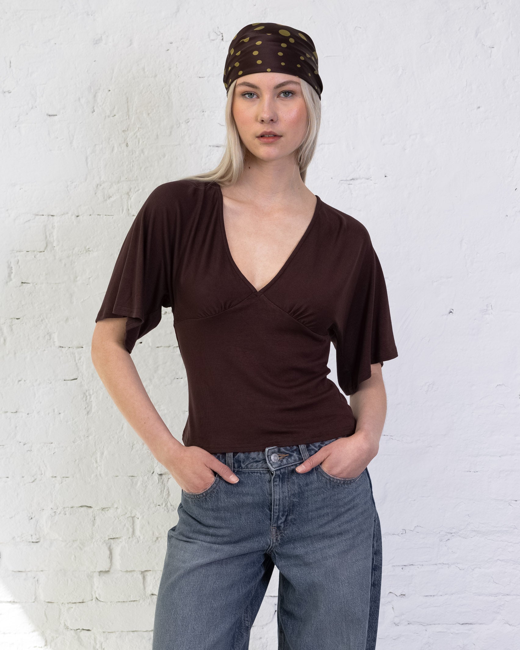 T-Shirt mit Rückendetail
