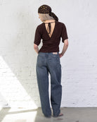 T-Shirt mit Rückendetail