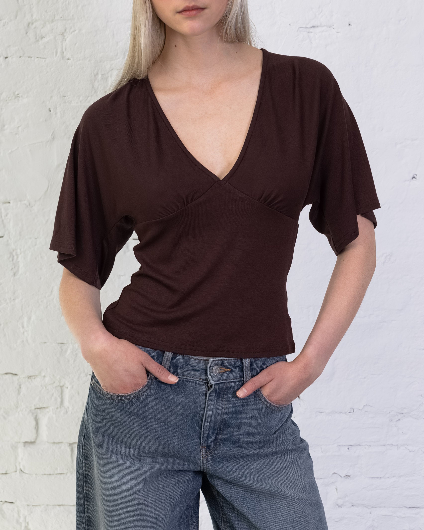 T-Shirt mit Rückendetail