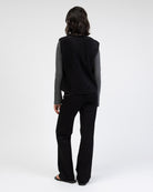 Einfarbige Teddyweste