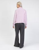 Strickjacke mit Stehkragen