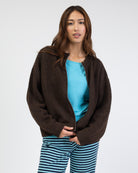 Strickjacke mit Reißverschluss