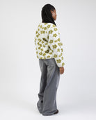 Teddyjacke mit Blumenprint