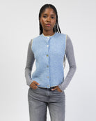 Strickpullunder mit Kontrastnaht