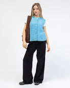 Strickpullunder mit Kontrastnaht