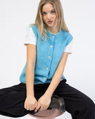 Strickpullunder mit Kontrastnaht