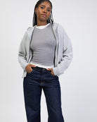 Strickjacke mit Kapuze