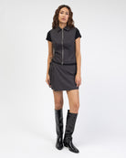 Weste mit Pinstripes