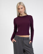 Langarmshirt aus weichem Material