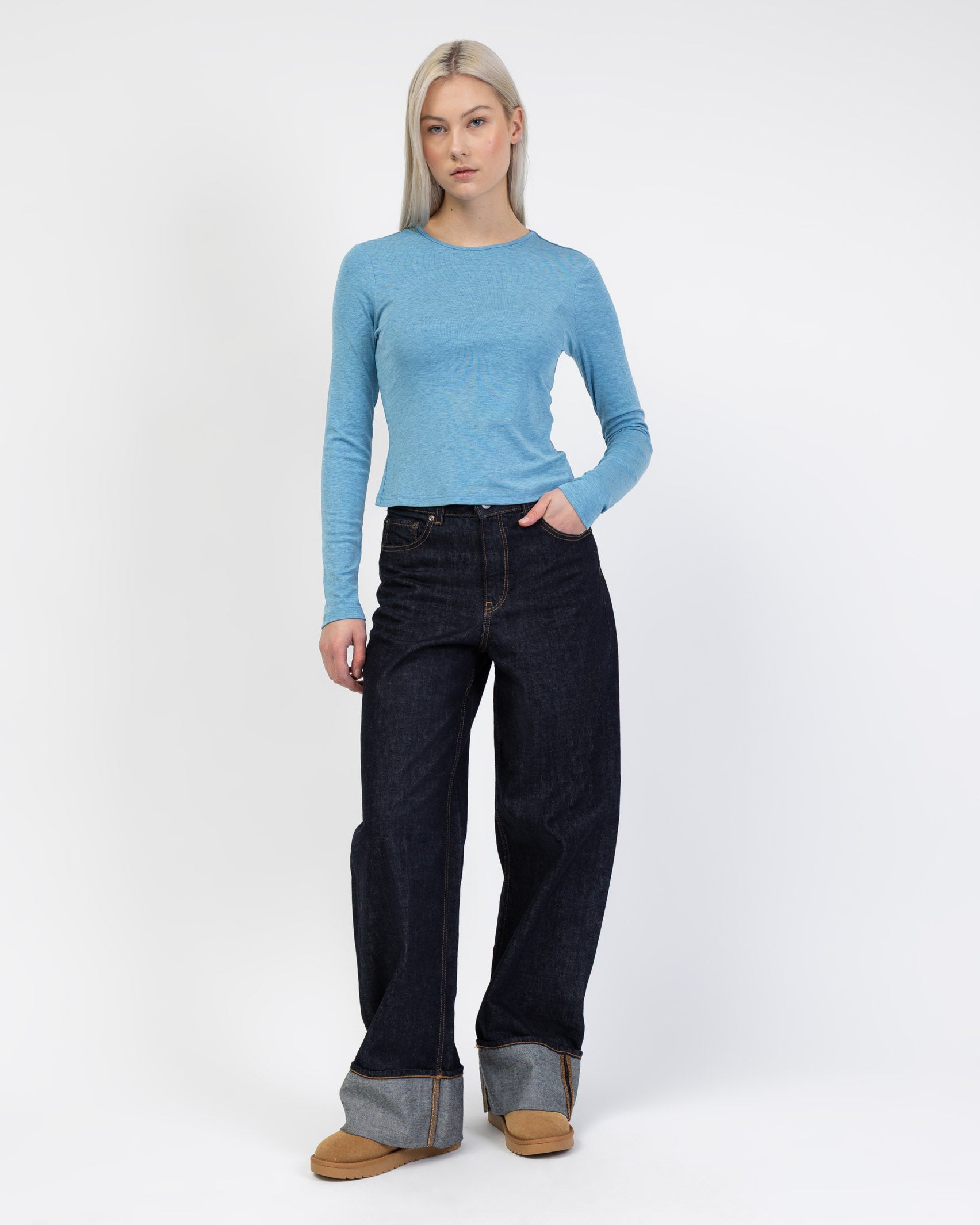 Langarmshirt aus weichem Material