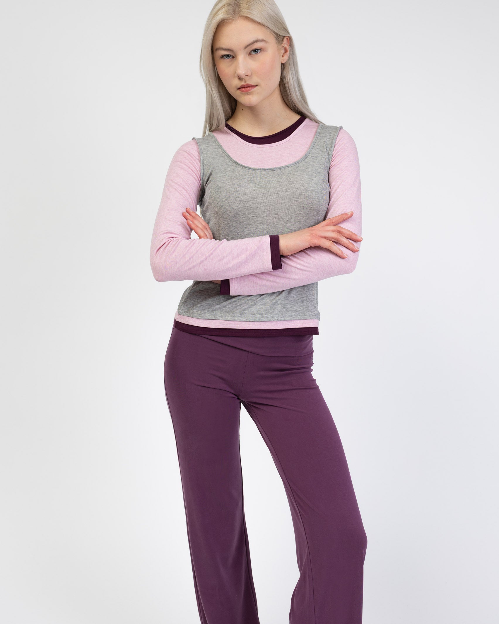 Langarmshirt im Lagenlook