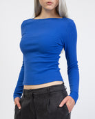 Langarmshirt mit Rundhalsausschnitt