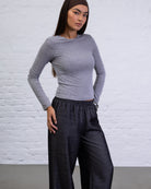 Langarmshirt mit Rundhalsausschnitt