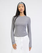 Langarmshirt mit Rundhalsausschnitt