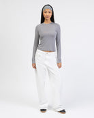 Langarmshirt mit Rundhalsausschnitt