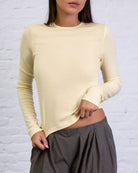 Langarmshirt mit Rundhalsausschnitt
