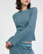 Langarmshirt mit Streifen