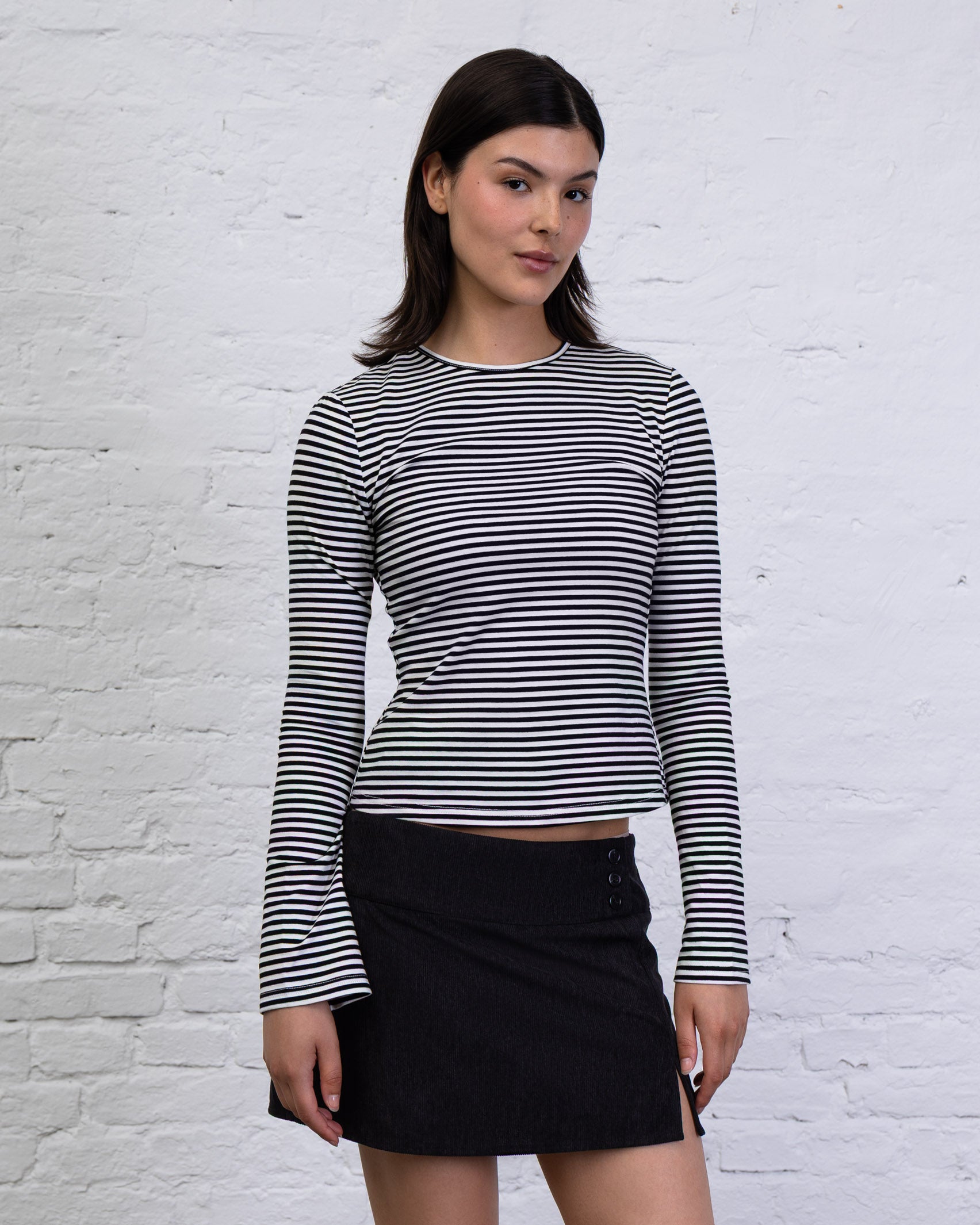 Langarmshirt mit Streifen