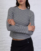 Langarmshirt mit Streifen